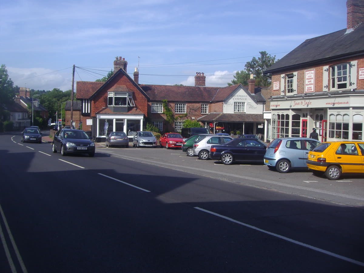 Shops on Lewes Road in Forest Row