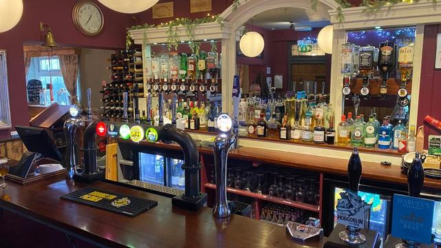 The bar at The Fox Free House