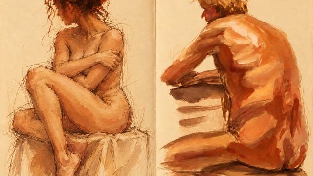 Life drawing studies from Life Drawing Forest Row