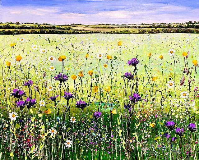 A woodland painting by Sally Oasis