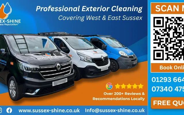 Sussex Shine cleaning vans