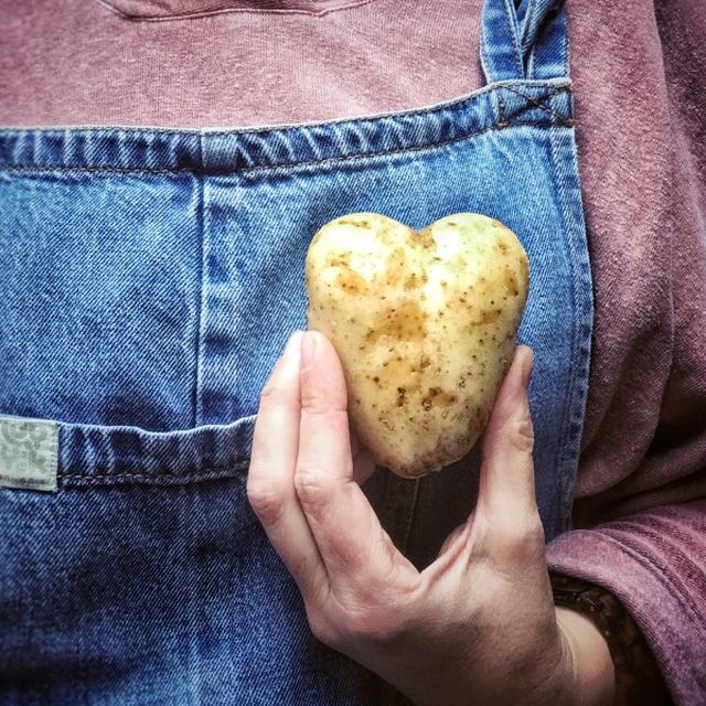A heart-shaped potato from The Seasons